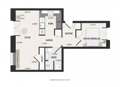 Visual presentation of the listing