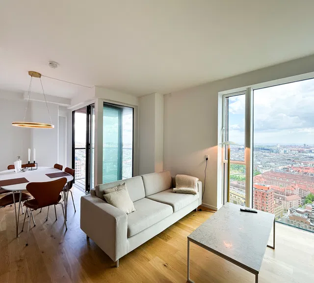 apartment Lys og moderne lejlighed på 32. etage med panoramaudsigt