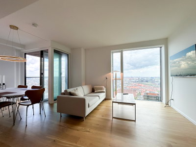 Lys og moderne lejlighed på 32. etage med panoramaudsigt - Fadet, København V - 1