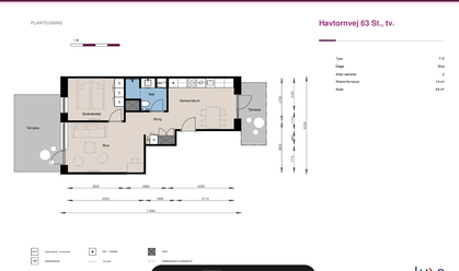 Visual presentation of the listing