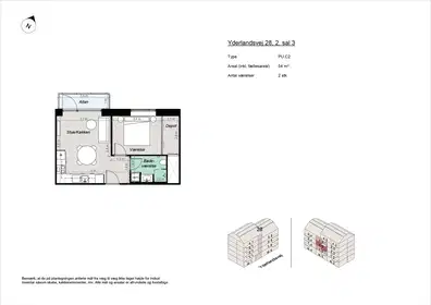 Visual presentation of the listing