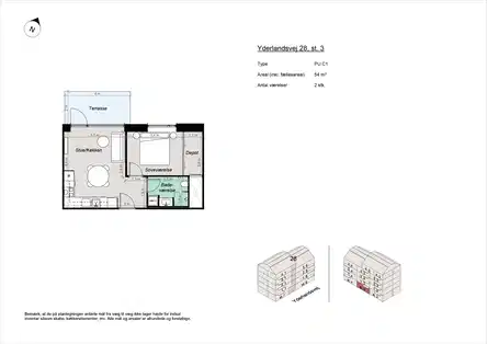 apartment The New Building 2-Room Apartment Near Amager Strandpark