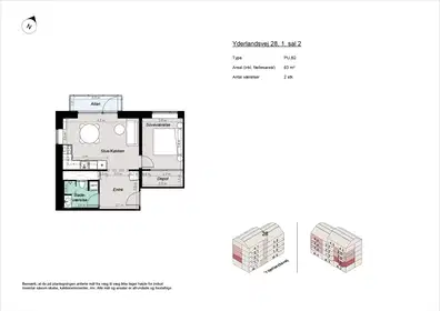 Visual presentation of the listing