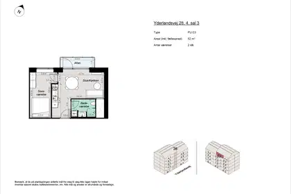 Visual presentation of the listing