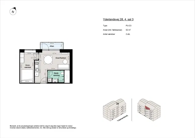 apartment The New Building 2-Room Apartment Near Amager Strandpark