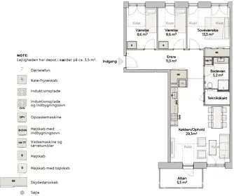 Visual presentation of the listing