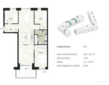 Visual presentation of the listing