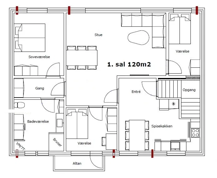 Visual presentation of the listing