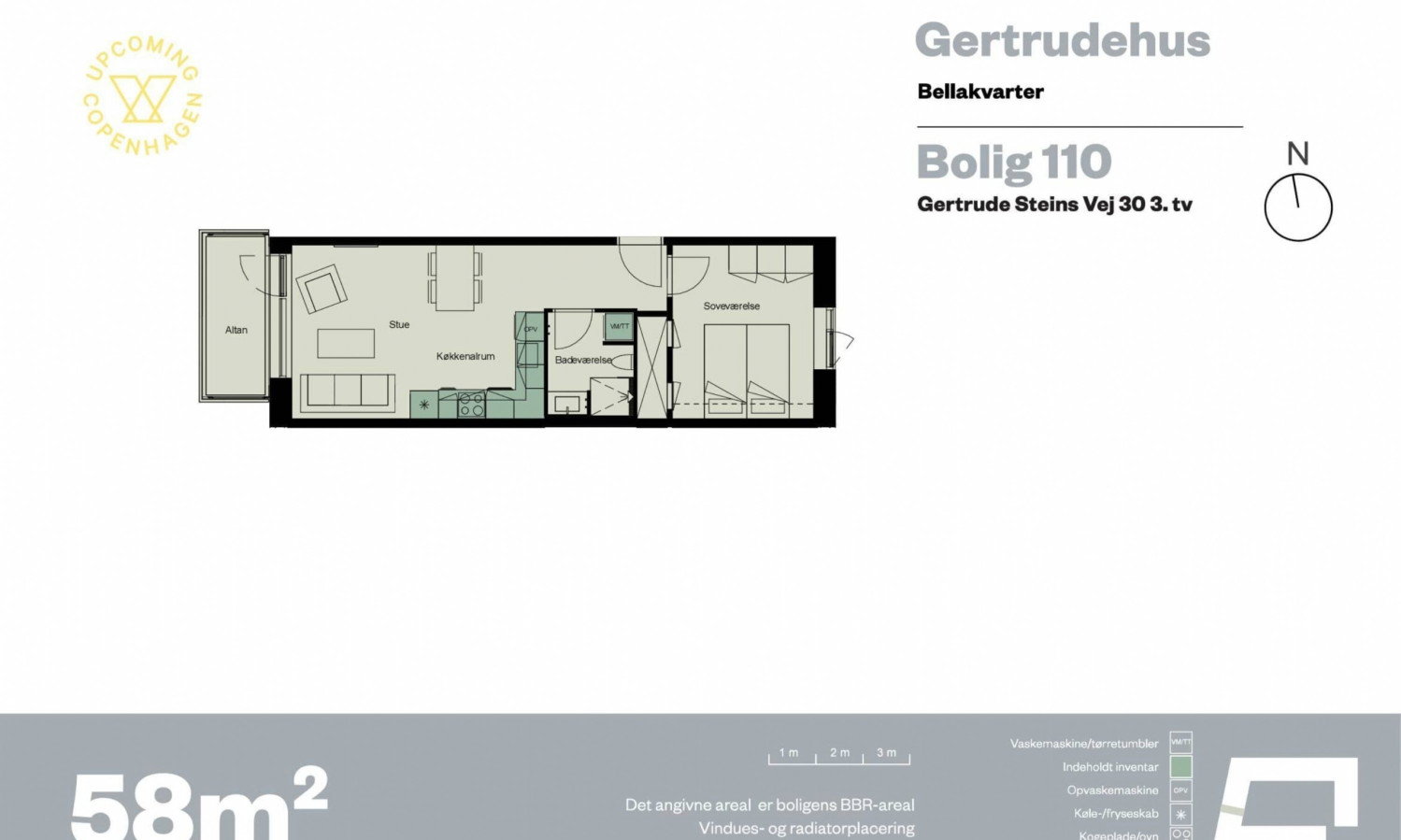 Visual presentation of the listing