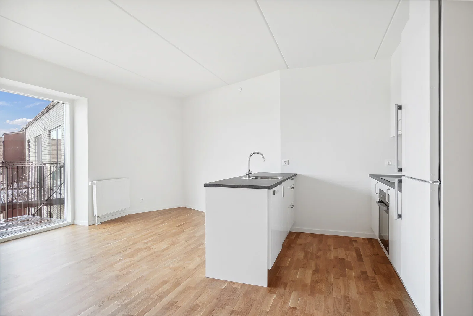 apartment 3-værelses lejlighed i grønne omgivelser