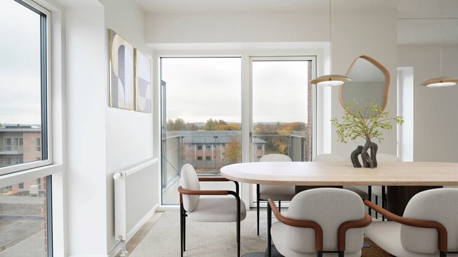 apartment Moderne 2-værelses med stor altan og elevator