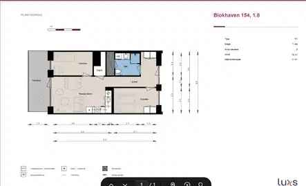 apartment Lys 3-værelses lejlighed i Skovlunde Bymidte