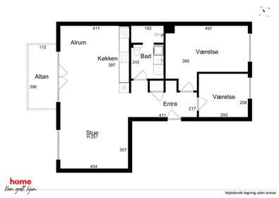 Visual presentation of the listing