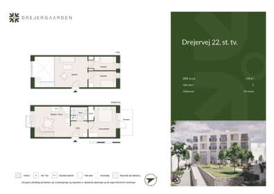 Visual presentation of the listing