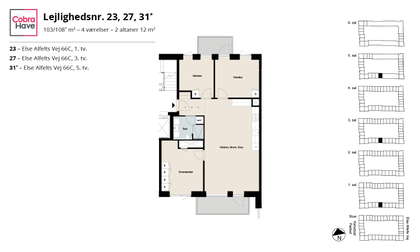 Visual presentation of the listing
