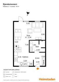 Visual presentation of the listing