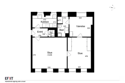 Visual presentation of the listing