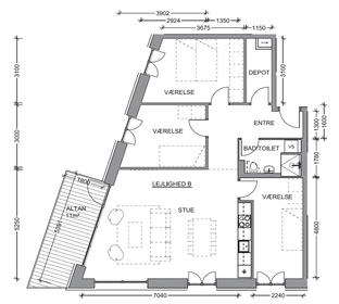 Visual presentation of the listing