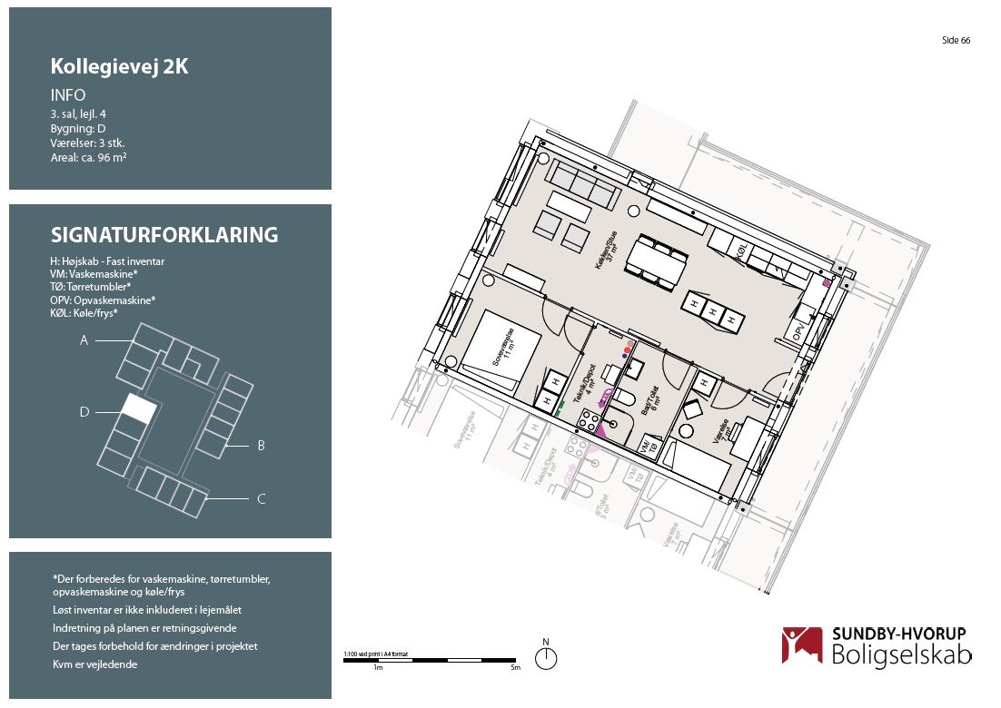 Visual presentation of the listing