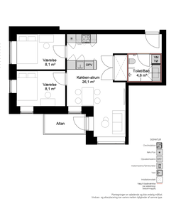 Visual presentation of the listing