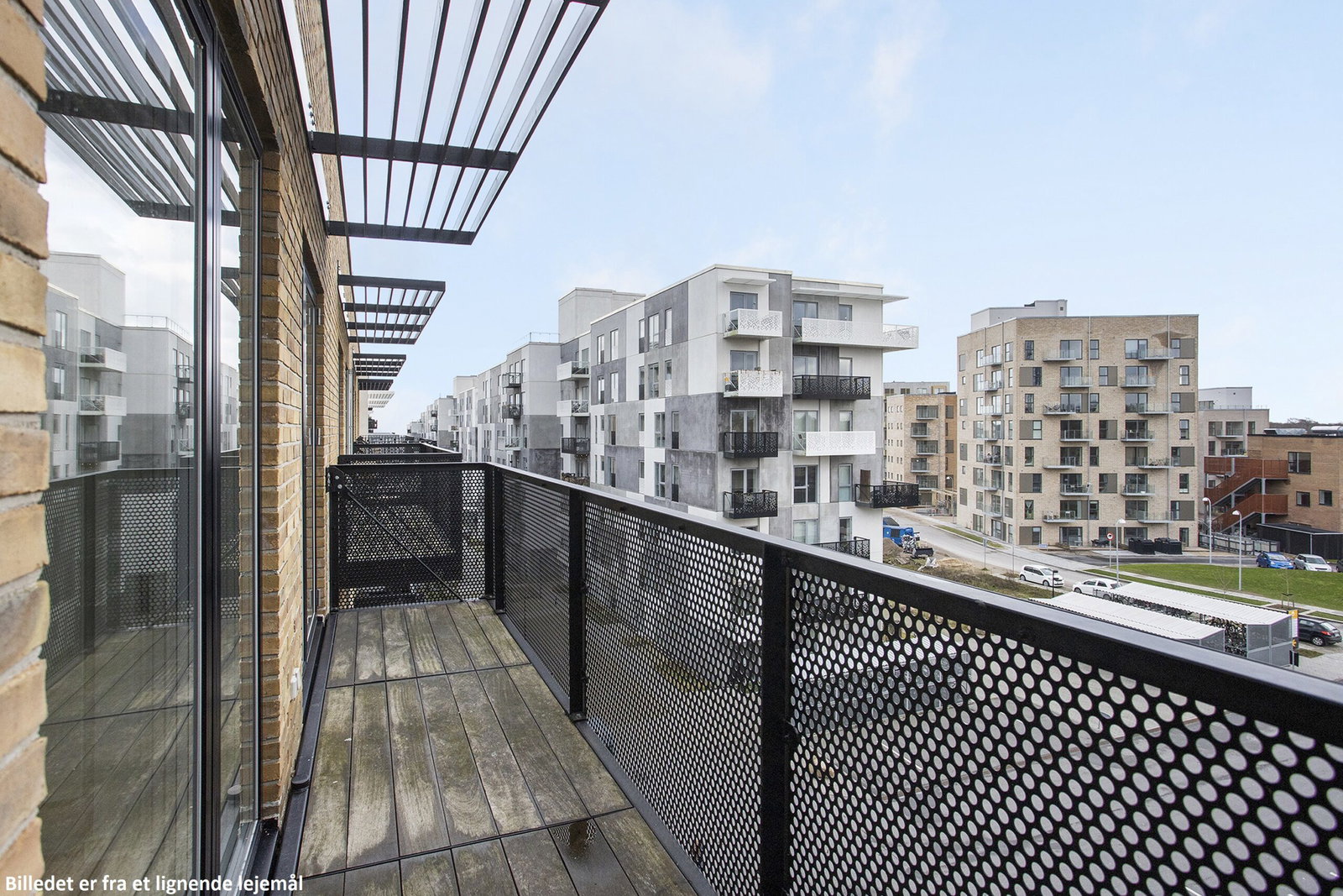 apartment Bright apartment with large balcony in Risskov