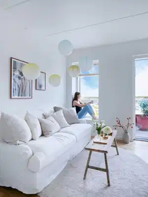 apartment Charmerende 4-værelses lejlighed med sydvendt altan