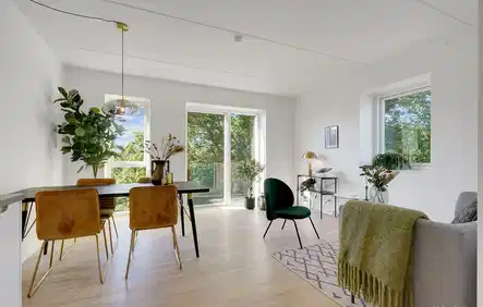 apartment 3-værelses lejlighed med stor altan i Silkeborg