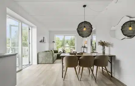 apartment Moderne 3-værelses Lejlighed med Altan i Nyt Kvarter