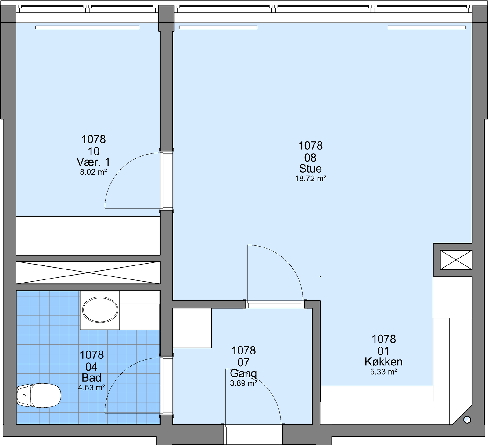 Visual presentation of the listing