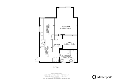 Visual presentation of the listing