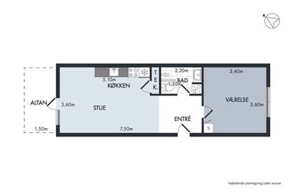 Visual presentation of the listing