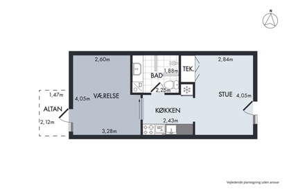 Visual presentation of the listing