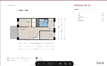 apartment Indbydende 3-værelses lejlighed i Skovlunde Bymidte