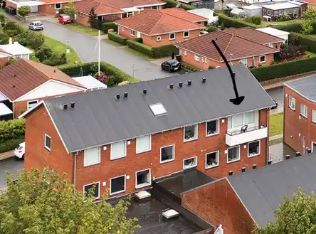 apartment Lys 2-værelses med stor overdækket altan