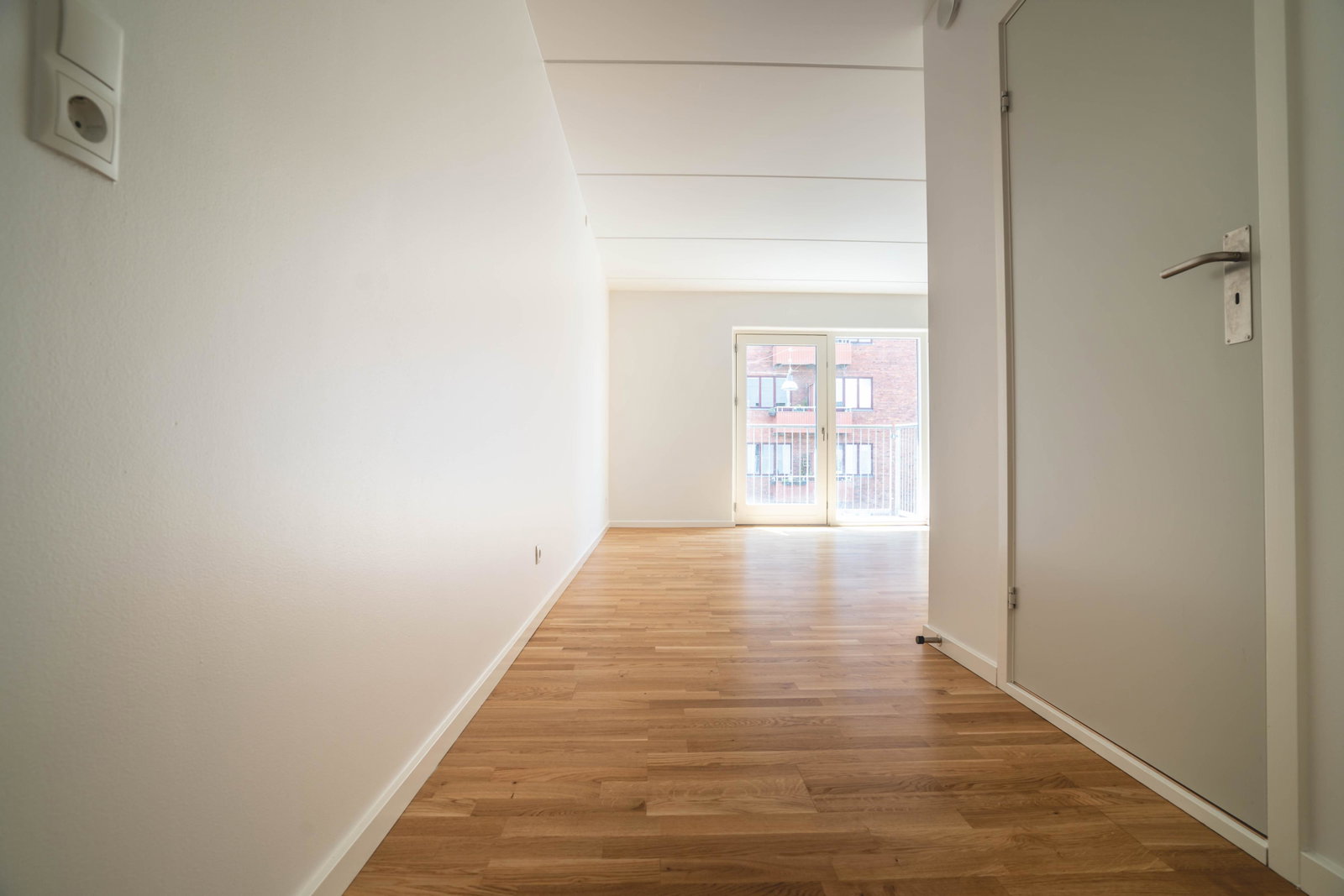 apartment Lyse etværelses med tagterrasse og fællesområder