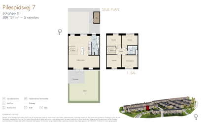 Visual presentation of the listing