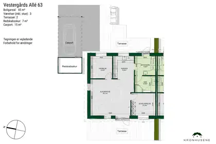 Visual presentation of the listing
