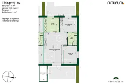 Visual presentation of the listing