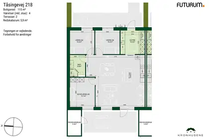 Visual presentation of the listing