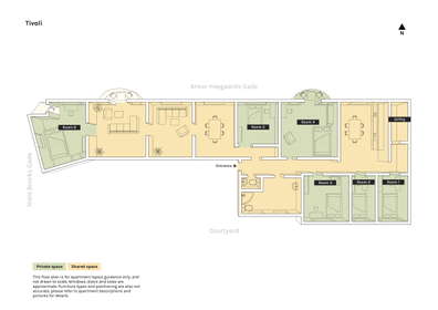 Visual presentation of the listing