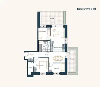 Visual presentation of the listing