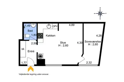 Visual presentation of the listing