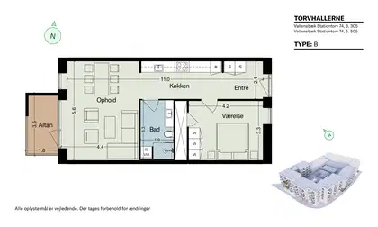 Visual presentation of the listing