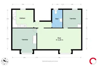 Visual presentation of the listing
