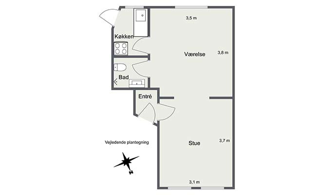 Visual presentation of the listing