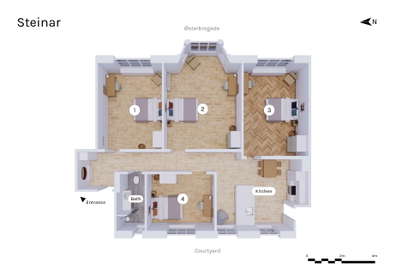 Visual presentation of the listing