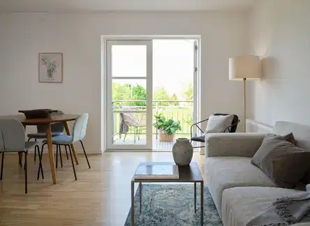 apartment Stor 2-værelses lejlighed i grønne omgivelser