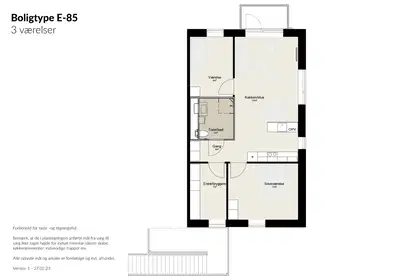 Visual presentation of the listing