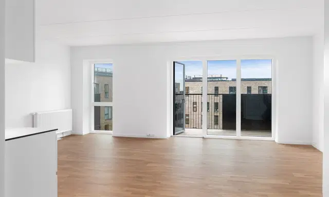 apartment Møbelfabrikken - Beautiful 2-Room Apartment with Large Balcony in a Modern Building