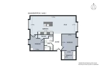Visual presentation of the listing